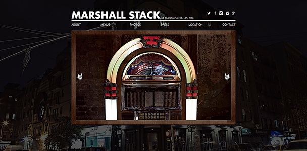 Marshall Stack Website, 2014